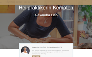 webdesign customer heilpraktikerin alexandra lieb