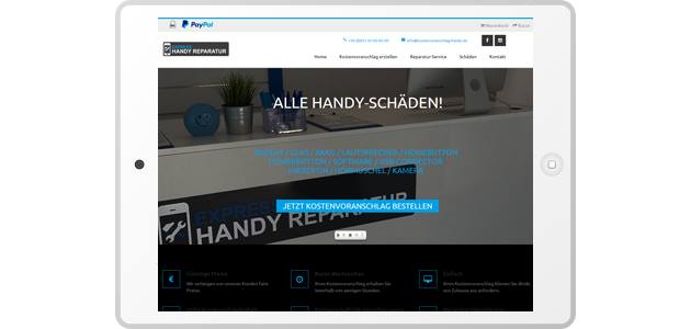 responsive tablet Kostenvoranschlag Handy